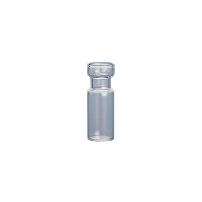 2154. VIAL VIDRIO CLARO VERSA 2.0ML, 12X32MM C/CUELLO MODIFICADO Y APERTURA DE DIAMETRO INTERNO 9MM PAQUETE C/100 PIEZAS FINNERAN