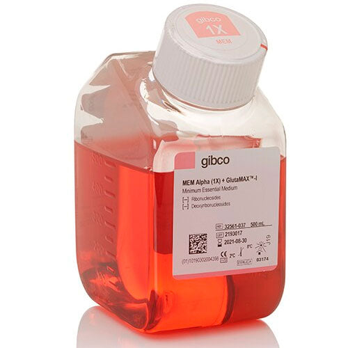 27339. MEM ALPHA GLUTAMAX SIN NUCLEOSIDOS 500ML GIBCO