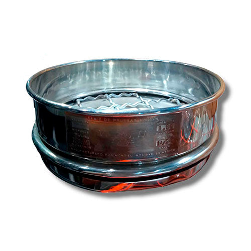 24418. TAMIZ (CEDAZO) 8PULG MARCO Y MALLA DE ACERO INOXIDABLE 1.5PULG TALL-MONT