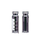 24204. VIAL VIDRIO AMBAR 4ML, 13MM ACABADO ENGARZADO PAQUETE C/100 PIEZAS FINNERAN