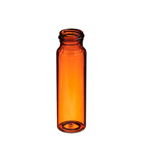 24203. VIAL VIDRIO AMBAR 4ML 15X45MM GRADUADO 13-425MM PAQUETE C/100 PIEZAS FINNERAN