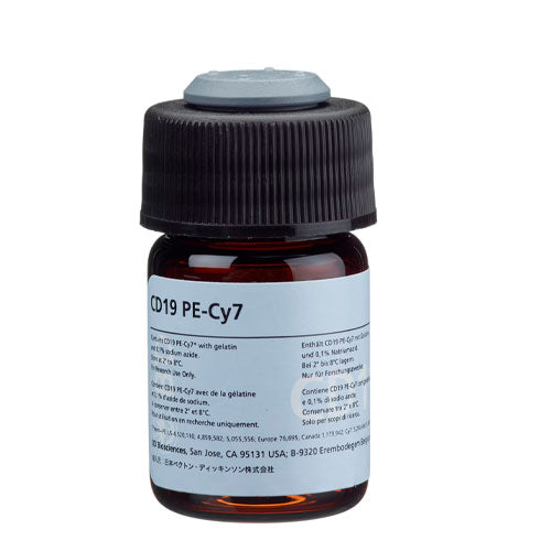 28254. PE-CY 7 MOUSE ANTI-HUMAN CD19 CLONE SJ25C1 (ALSO KNOWN AS SJ25-C1) (RUO) 100 TESTS BD