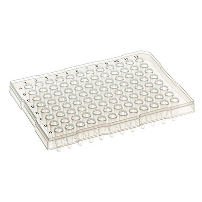 51580. MICROPLACA PCR 96 POZOS 0.2ML, CLARO, C/SEMI FALDON, PERFIL BAJO P/TERMOCICLADOR FAST/ABI PAQUETE C/10 PIEZAS - SSIBIO