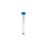 10697. TUBO DE POLIESTIRENO 8ML 13X100MM FONDO REDONDO, C/TAPON DE ROSCA, AZUL, ESTERIL PAQUETE C/125 PIEZAS FALCON