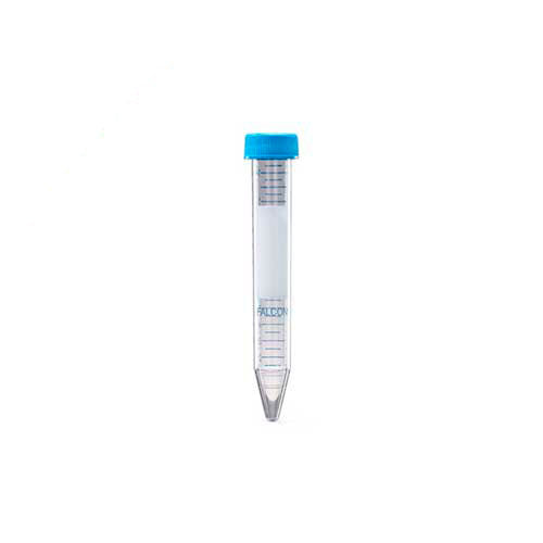 50264. TUBO DE POLIPROPILENO 15ML FONDO CONICO, ALTA CLARIDAD, TAPON DE ROSCA C/SELLO, ESTERIL - FALCON