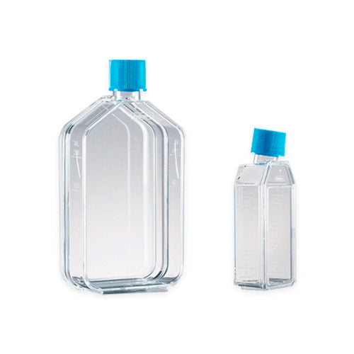 10710. FRASCO P/CULTIVO CELULAR 25CM2 CUELLO INCLINADO C/TAPA VENTILADA, PRIMARIA - CORNING