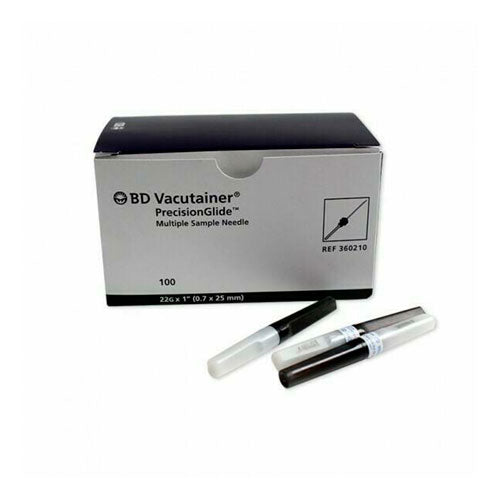 28882. AGUJA TOMA MULTIPLE NEGRA 22GX25MM C/100 BD VACUTAINER