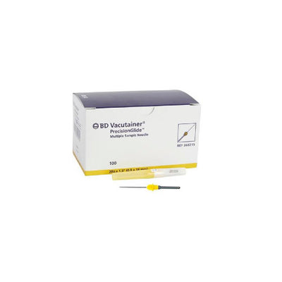 28881. AGUJA TOMA MULTIPLE AMARILLA 20GX38MM C/100 BD VACUTAINER