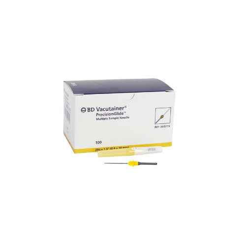 28881. AGUJA TOMA MULTIPLE AMARILLA 20GX38MM C/100 BD VACUTAINER
