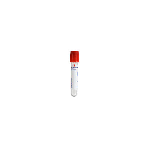 28905. TUBO DE PLASTICO TAPON ROJO 4ML, 13X75MM C/100 BD VACUTAINER