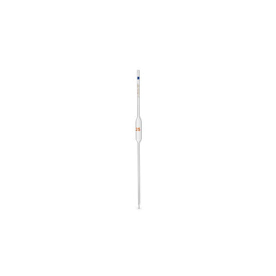 52248. PIPETA VOLUMETRICA DE VIDRIO 8ML CLASE A DOBLE AFORO CODIGO COLOR CERTIFICADO LOTE - KIMAX