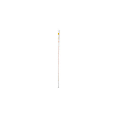52352. PIPETA GRADUADA DE VIDRIO SEGUN MOHR 10X1/10 CLASE B, BANDA NARANJA NO ESTERIL, REUSABLE C/2 - KIMAX