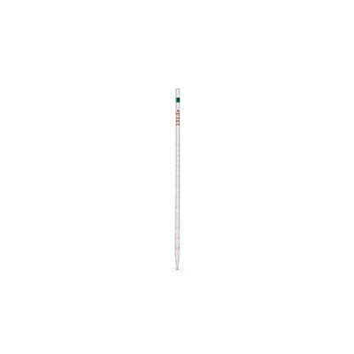 51755. PIPETA GRADUADA DE VIDRIO SEGUN MOHR 5X1/10 CLASE A, BANDA BLANCA NO ESTERIL, REUSABLE - KIMAX