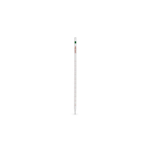 51755. PIPETA GRADUADA DE VIDRIO SEGUN MOHR 5X1/10 CLASE A, BANDA BLANCA NO ESTERIL, REUSABLE - KIMAX