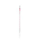 24106. PIPETA SEROLOGICA DE VIDRIO 5MLX1/10 PUNTA ANCHA, REUTILIZABLE CODIGO COLOR AZUL C/2 PIEZAS KIMAX