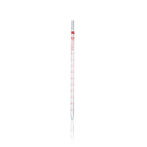 24106. PIPETA SEROLOGICA DE VIDRIO 5MLX1/10 PUNTA ANCHA, REUTILIZABLE CODIGO COLOR AZUL C/2 PIEZAS KIMAX