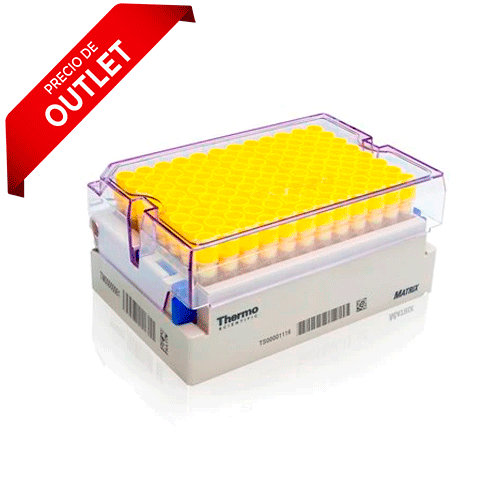 11342.TUBO DE POLIPROPILENO 1ML C/CUELLO DE ROSCA Y FONDO EN V C/480 MATRIX - THERMO SCIENTIFIC