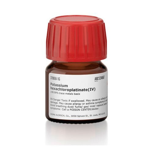 51712. HEXACLOROPLATINATO DE POTASIO (IV) 99.99% BASE METALES TRAZA 1GR - SIGMA-ALDRICH