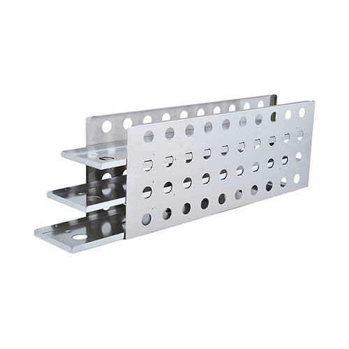 2398. RACK DE ACERO INOXIDABLE P/20 CAJAS DESLIZANTES DE 2PULG P/CONGELADOR UXF Y EXF REVCO