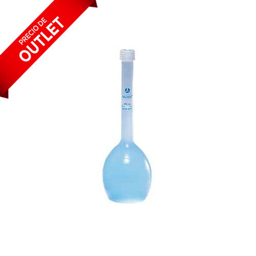 12294. MATRAZ VOLUMETRICO DE POLIPROPILENO 250ML CLASE B C/TAPON DE ROSCA - NALGENE