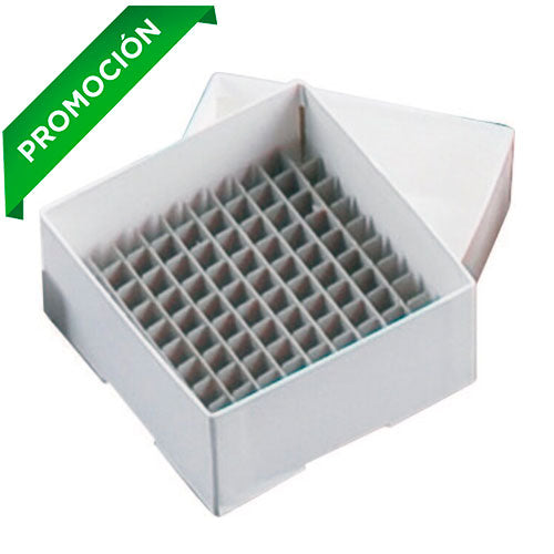 31221. CAJA DE ALMACENAMIENTO P/100 VIALES CRIOGENICOS 2ML P/EQUIPO CRYOPLUS 1, 2, 3, 4 THERMO SCIENTIFIC