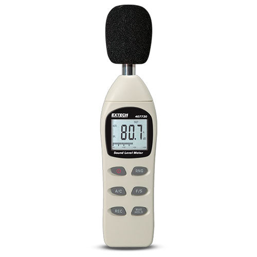 51961. MEDIDOR DE NIVEL DE RUIDO (DECIBELIMETRO) DIGITAL 40-130DB C/PRECISION DE 2DB - EXTECH
