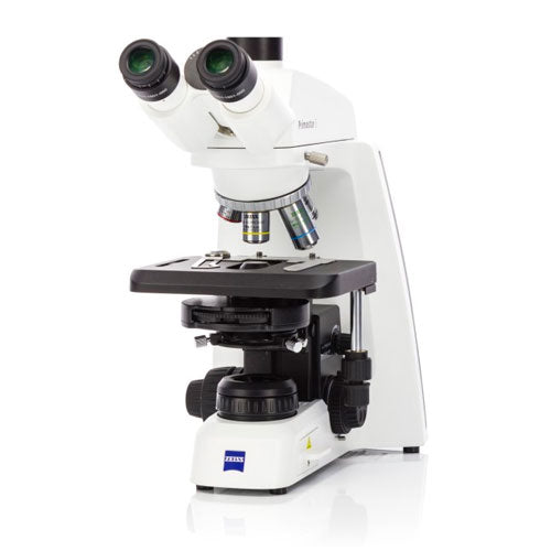 51104. MICROSCOPIO PRIMOSTAR 3 FULL-K, TRI FOV22, 5 POSICIONES, 40XPH2, TORRETA ABBE, 75X50 C/DISCO DE TORRETA - CARL ZEISS