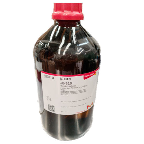 51380. DIMETIL SULFOXIDO (DMSO) REACTIVO ACS GC 99.9% 2.5LT SIGMA-ALDRICH