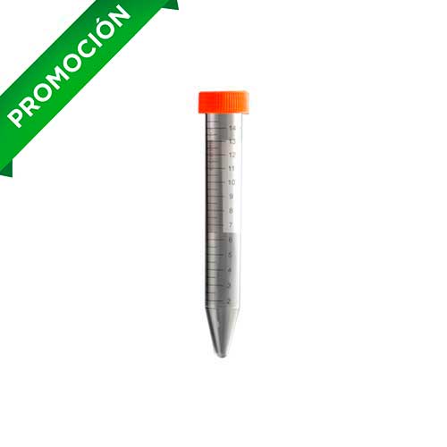 6530. TUBO P/CENTRIFUGA 15ML DE POLIPROPILENO FONDO CONICO TAPA PLUG SEAL, ESTERIL - CORNING