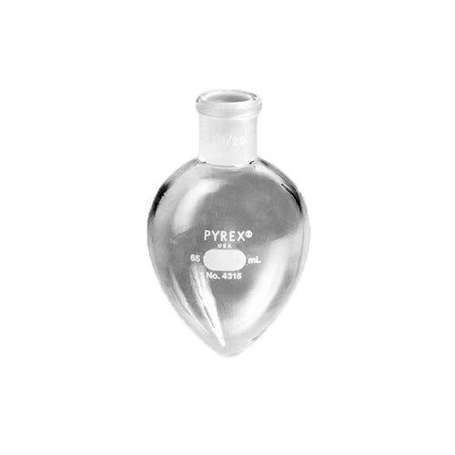 2681. MATRAZ DE EBULLICION DE VIDRIO 10ML FORMA PERA 14/20 - PYREX