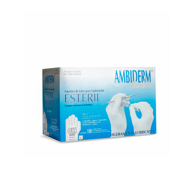 56909. GUANTES DE LATEX NATURAL P/EXPLORACION, AMBIDIESTRO NO ESTERIL TALLA MEDIANA - PROTEC