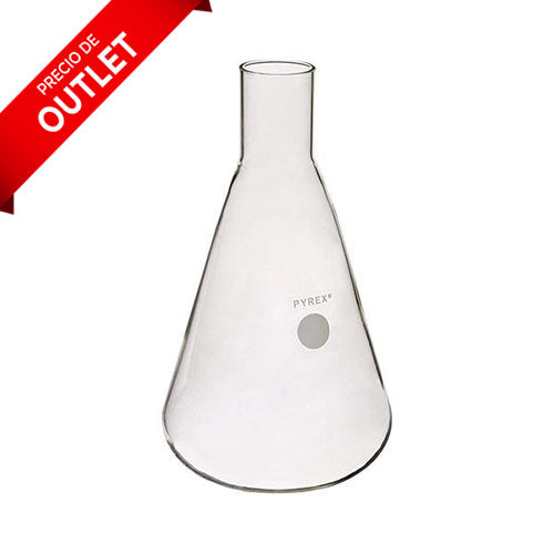 1329. MATRAZ DE VIDRIO P/CULTIVO 125ML CUELLO LARGO - PYREX