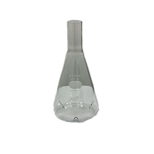 51879. MATRAZ ERLENMEYER DE VIDRIO 1LT P/AGITACION CUELLO DELONG - PYREX