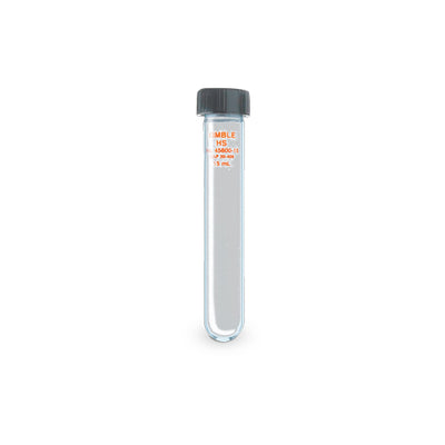 52366. TUBO P/CENTRIFUGA 15ML DE VIDRIO FONDO REDONDO REFORZADO C/TAPON DE ROSCA - KIMAX