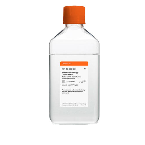 52074. AGUA GRADO BIOLOGIA MOLECULAR PROBADA USP 6 X 1LT - CORNING
