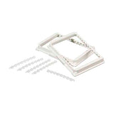 13924. BASTIDOR P/MODULOS 128X86MM POLIETILENO BLANCO NO ESTERIL PAQUETE C/5 PIEZAS - NUNC