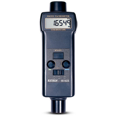 51390. TACOMETRO PORTATIL DE BATERIAS C/ESTROBOSCOPIO DIGITAL 5-99,999RPM - EXTECH
