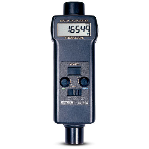 51390. TACOMETRO PORTATIL DE BATERIAS C/ESTROBOSCOPIO DIGITAL 5-99,999RPM - EXTECH