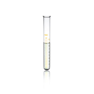 50860. TUBO DE ENSAYE DE VIDRIO GRADUADO 10ML, 16X125MM - KIMAX