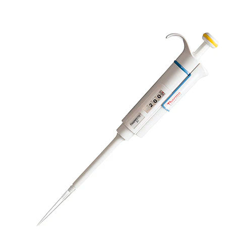 51920. MICROPIPETA MONOCANAL VOLUMEN VARIABLE 10-100UL F1 COLOR AMARILLO FINNPIPETTE - THERMO SCIENTIFIC