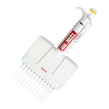 3742. MICROPIPETA MULTICANAL 12 CANALES VOLUMEN VARIABLE 5-50UL F1 AMARILLO - FINNPIPETTE
