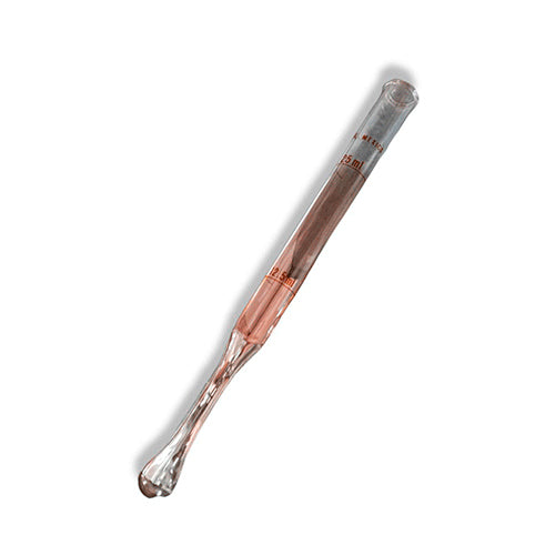 18073. TUBO DE VIDRIO FOLIN AFORADO 25ML PAQ. C/2 PIEZAS - KIMAX
