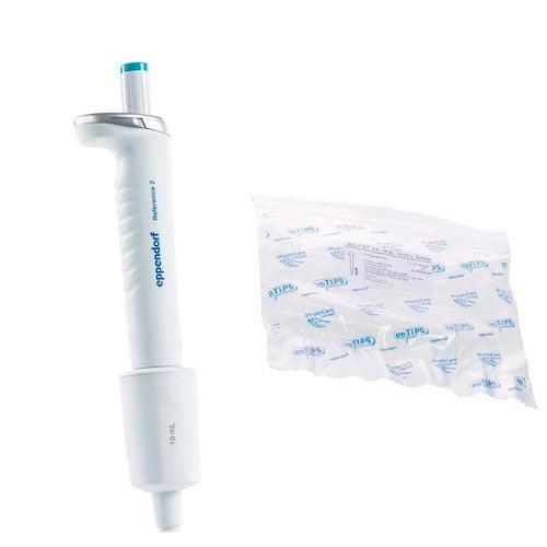 30252. MICROPIPETA MONOCANAL VOLUMEN VARIABLE 1-10ML REFERENCE 2, COLOR TURQUESA EPPENDORF