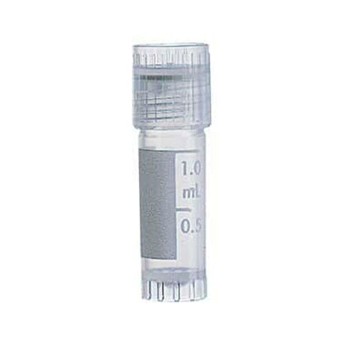 51530. VIAL CRIOGENICO (CRIOVIAL) POLIPROPILENO ESTERIL FONDO CONICO C/TAPON HDPE C/ROSCA EXTERNA Y ANILLO LIBRE DE DNASAS Y RNASAS 2ML PAQUETE C/25 PIEZAS NALGENE