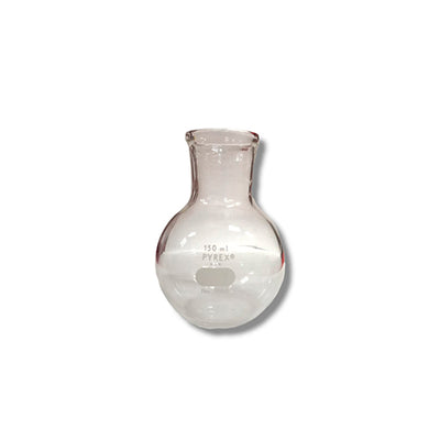 23196. MATRAZ DE VIDRIO P/EXTRACCION 150ML FONDO PLANO PYREX