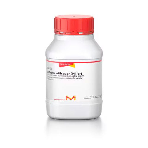 51829. CALDO LB C/AGAR (MILLER) P/BIOLOGIA MOLECULAR 1KG - SIGMA-ALDRICH