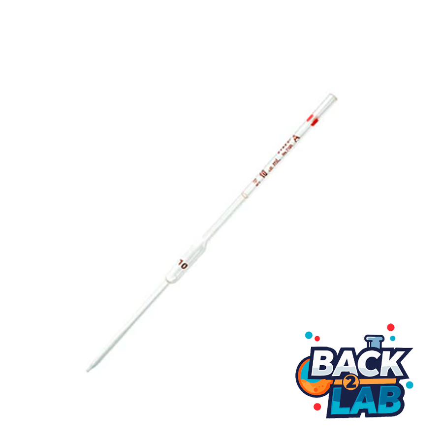 52453. PIPETA VOLUMETRICA DE VIDRIO 10ML CLASE A -  PYREX