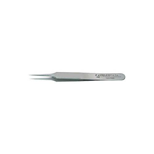 28408. PINZA DE ALTA PRECISION PUNTA EXTRA AFILADA ESTILO 4, 110MM DE ACERO INOXIDABLE NO MAGNETICO PRO-HIGH PELCO-TED PELLA