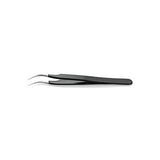 29718. PINZA DE PRECISION 115MM DE LARGO, PUNTA CURVADA MUY FINA, DE ACERO INOXIDABLE ANTIMAGNETICO PELCO-TED PELLA