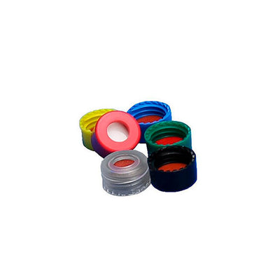 2133. TAPON DE ROSCA DE POLIPROPILENO NEGRO 9MM RAM LINER PTFE/SILICON PAQUETE C/100 PIEZAS - FINNERAN